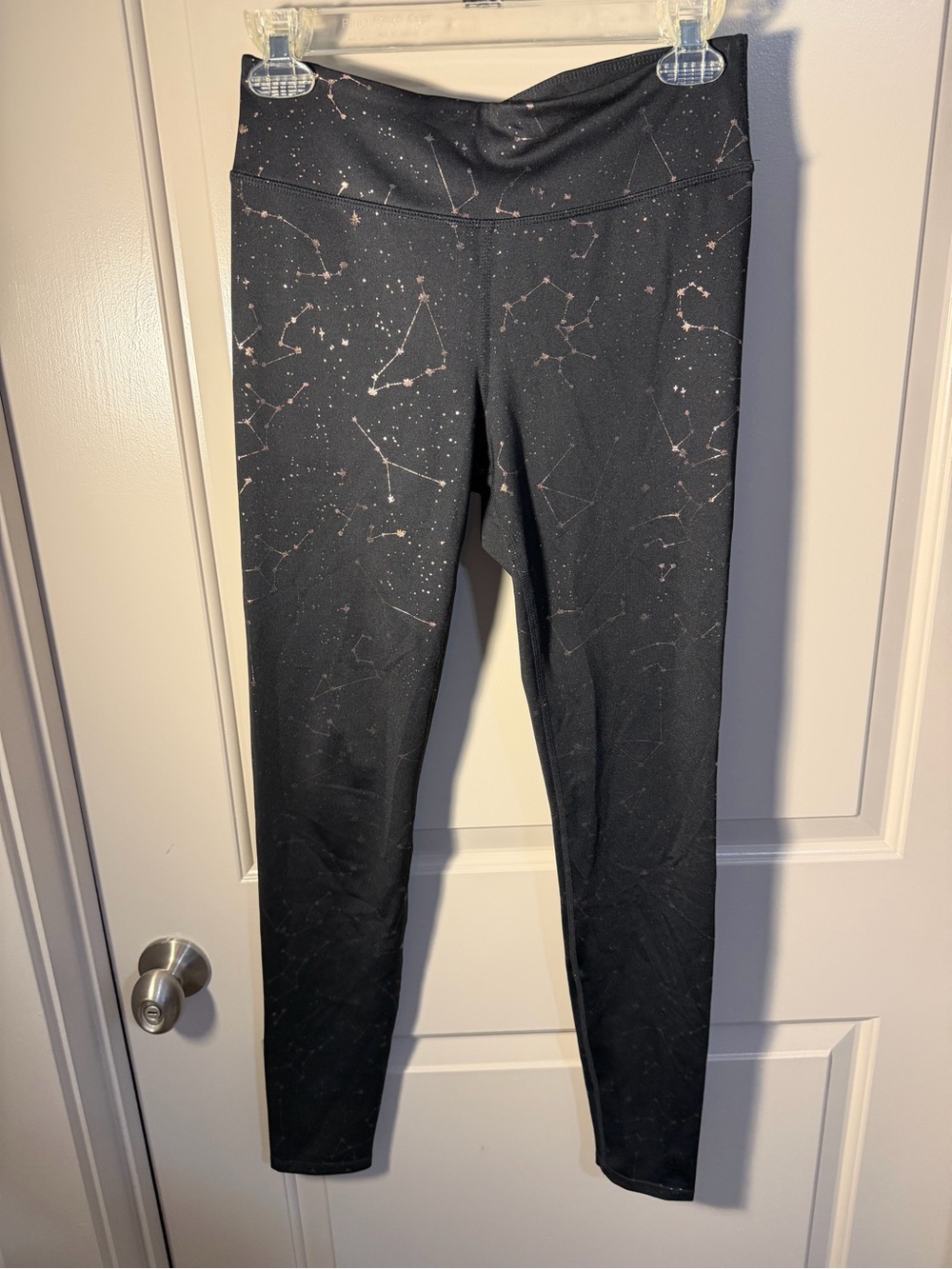 Joy Lab Black and GoldConstellation Print Women’s Leggings